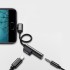 Адаптер AUX SkyDolphin AU03 Type-C to 3.5mm Jack + Charging 1.5A black