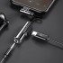 Адаптер AUX SkyDolphin AU03 Type-C to 3.5mm Jack + Charging 1.5A black