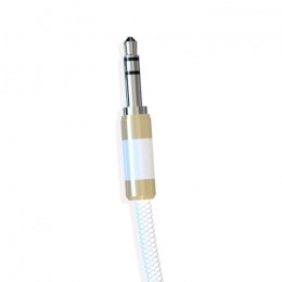 Кабел AUX SkyDolphin SR05 3.5mm/1m white