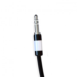 Кабел AUX SkyDolphin SR05 3.5mm/1m black