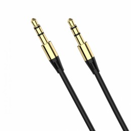 Кабел AUX SkyDolphin SR07 3.5mm/1m black