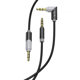 Кабел AUX SkyDolphin SR09 Rotate Aluminium connector 3.5mm/1m grey