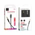 Кабел AUX SkyDolphin SR26 Braided Wire Lightning to 3.5mm/1m black
