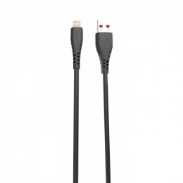 Кабел USB SkyDolphin S02L Fast Charging Lightning 3A/1m Black