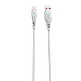 Кабел USB SkyDolphin S02L Fast Charging Lightning 3A/1m White