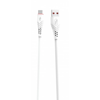 Кабел USB SkyDolphin S02T Fast Charging Type-C 3A/1m White
