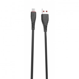 Кабел USB SkyDolphin S02V Fast Charging Micro USB 3A/1m Black