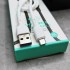Кабел USB SkyDolphin S03V Frost Line Micro USB 3A/1m white