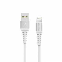 Кабел USB SkyDolphin S05L TPE Frost line Lightning 3A/1m white