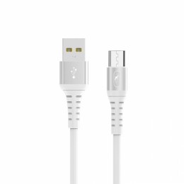 Кабел USB SkyDolphin S05V TPE Frost line Micro USB 3A/1m white