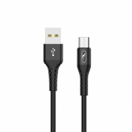 Кабел USB SkyDolphin S05V TPE Frost line Micro USB 3A/1m black