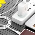 Кабел USB SkyDolphin S08T Type-C 3.5A/1m white