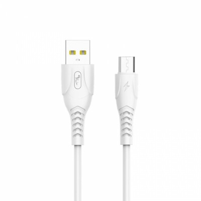 Кабел USB SkyDolphin S08V Micro USB 3.5A/1m white