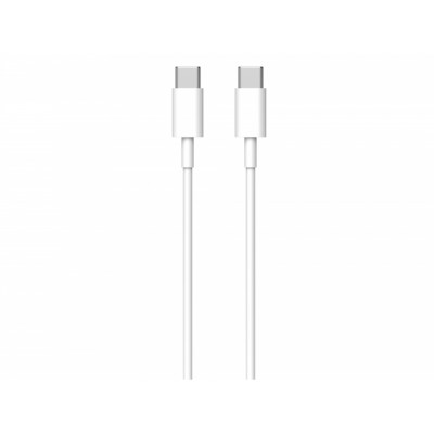 Кабел USB SkyDolphin S12T Frost Line Type-C to type-C 2.4A/1m white
