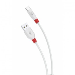 Кабел USB SkyDolphin S18T PVC Type-C 2.4A/1m white