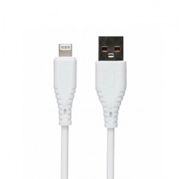 Кабел USB SkyDolphin S20L Lightning 2.4A/1m white