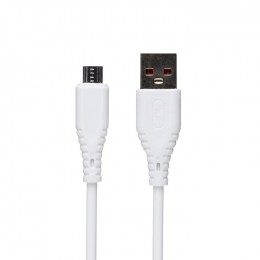 Кабел USB SkyDolphin S20V Micro USB 2.4A/1m white