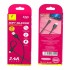 Кабел USB SkyDolphin S22L Soft Silicone Lightning 2.4A/1m black