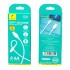 Кабел USB SkyDolphin S22L Soft Silicone Lightning 2.4A/1m white