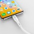 Кабел USB SkyDolphin S48T LED Type-C 3A/1m white