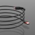 Кабел USB SkyDolphin S48V LED Micro USB 3A/1m black