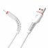 Кабел USB SkyDolphin S54T Soft Type-C 2.4A/1m white