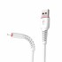 Кабел USB SkyDolphin S54V Soft Micro USB 2.4A/1m white