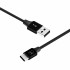 Кабел USB SkyDolphin S55T Neylon Type-C 2.4A/1m black