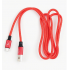 Кабел USB SkyDolphin S55V Neylon Micro USB 2.4A/1m red
