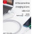 Кабел USB SkyDolphin S56T Super Fast TPE Type-C 5A/1m white