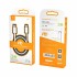 Кабел USB SkyDolphin S57L PD 18W Type-C to Lightning 3A/1m white