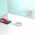 Кабел USB SkyDolphin S57T PD 18W Type-C to Type C 3A/1m white