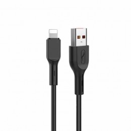 Кабел USB SkyDolphin S58L Lightning 2.4A/1m black