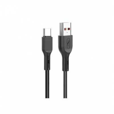 Кабел USB SkyDolphin S58T Type-C 2.4A/1m black