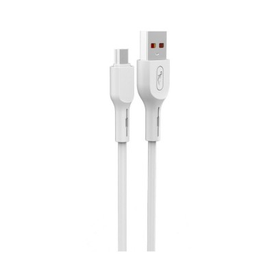 Кабел USB SkyDolphin S58V Micro USB 2.4A/1m white
