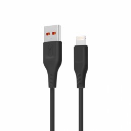 Кабел USB SkyDolphin S61L Lightning 2.4A/1m black