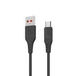 Кабел USB SkyDolphin S61VB Micro USB 2.4A/2m black