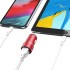 Зарядно устройство за кола SkyDolphin SZ02 Aluminium 2USB/2.4A Red