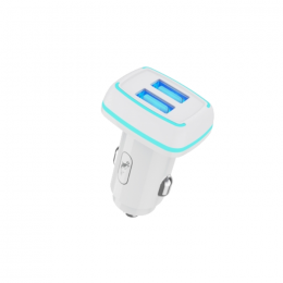 Зарядно устройство за кола SkyDolphin SZ18 2USB/3.4A/15W white