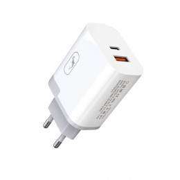 Мрежово зарядно устройство SkyDolphin SC17 PD+QC3.0 3A/18W white