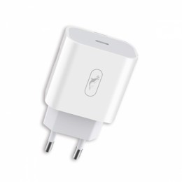 Мрежово зарядно устройство SkyDolphin SC18E PD2.0 1USB-C/3A/18W white