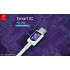 Мрежово зарядно устройство SkyDolphin SC18EL PD2.0 1USB-C/3A/18W c кабел Type-C to Lightning white
