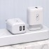 Мрежово зарядно устройство SkyDolphin SC22E 1USB/2.1A white