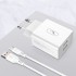 Мрежово зарядно устройство SkyDolphin SC30T 2USB/2.1A с кабел Type-C white