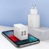 Мрежово зарядно устройство SkyDolphin SC30V 2USB/2.1A с кабел Micro USB white