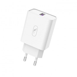 Мрежово зарядно устройство SkyDolphin SC35 QC3.0 Super Quick Charge 1USB/5A/25W white
