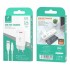 Мрежово зарядно устройство SkyDolphin SC36L 1USB/2.4A с кабел Lightning white