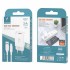 Мрежово зарядно устройство SkyDolphin SC36T 1USB/2.4A с кабел Type-C white
