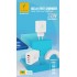 Мрежово зарядно устройство SkyDolphin SC40 4USB/3A/3*2.4A/32W white