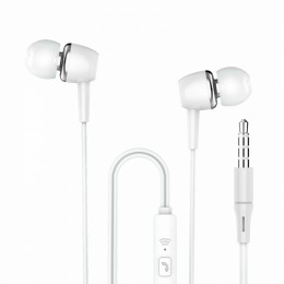 Слушалки SkyDolphin SR19 with mic white
